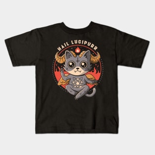 Hail Lucipurr Kids T-Shirt